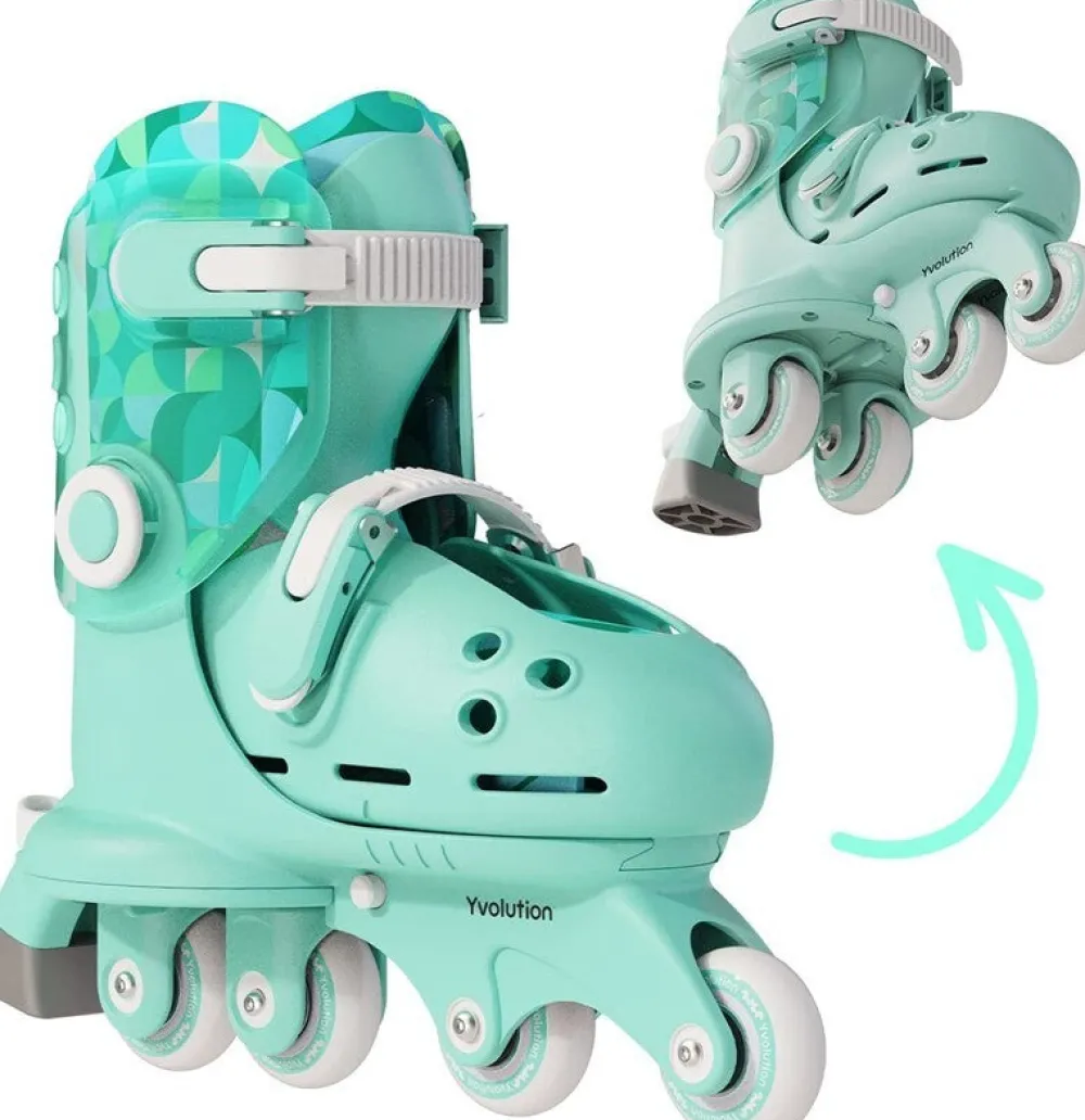 Yvolution Patines Twista Verde ·*Niños Patinetes Infantiles|Patines Para Niñas Y Niños