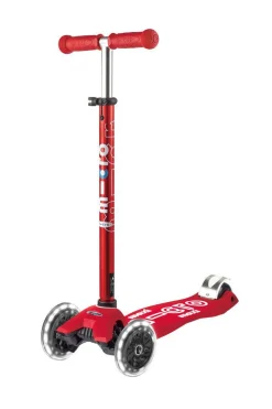 Micro Patinete Maxi Deluxe LED · Rojo*Niños Patinetes De 3 Ruedas Infantiles|Patinetes Infantiles