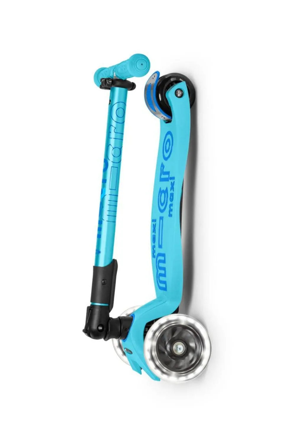 Micro Patinete Maxi Deluxe Plegable LED · Azul*Niños Patinetes De 3 Ruedas Infantiles|Patinetes Infantiles