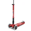 Micro Patinete Maxi Deluxe Plegable LED · Rojo*Niños Patinetes De 3 Ruedas Infantiles|Patinetes Infantiles