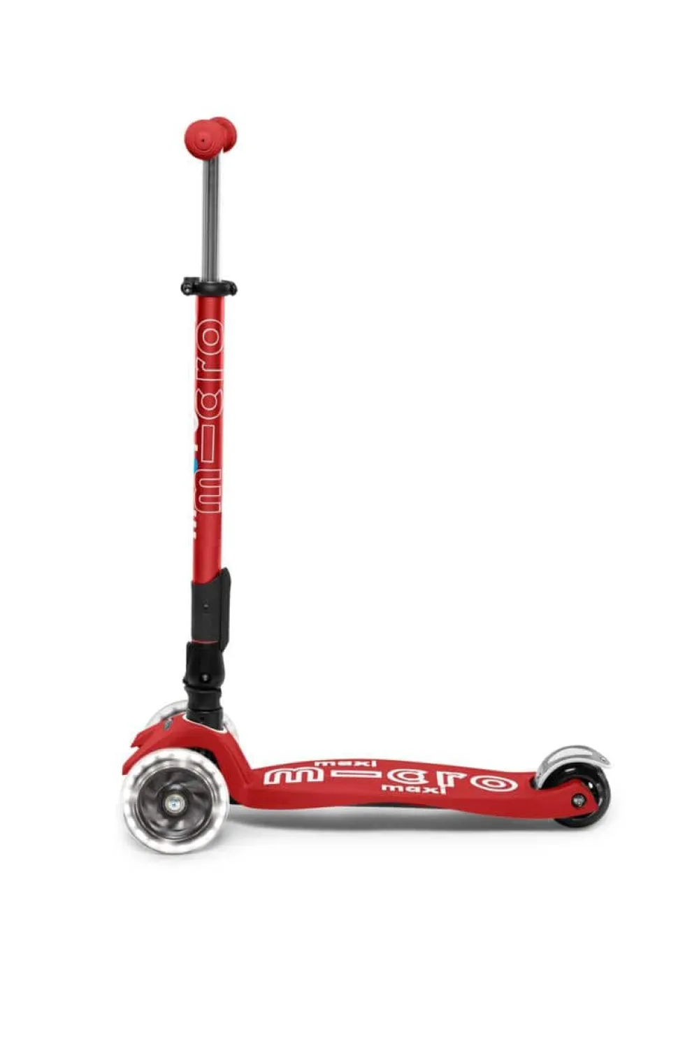 Micro Patinete Maxi Deluxe Plegable LED · Rojo*Niños Patinetes De 3 Ruedas Infantiles|Patinetes Infantiles