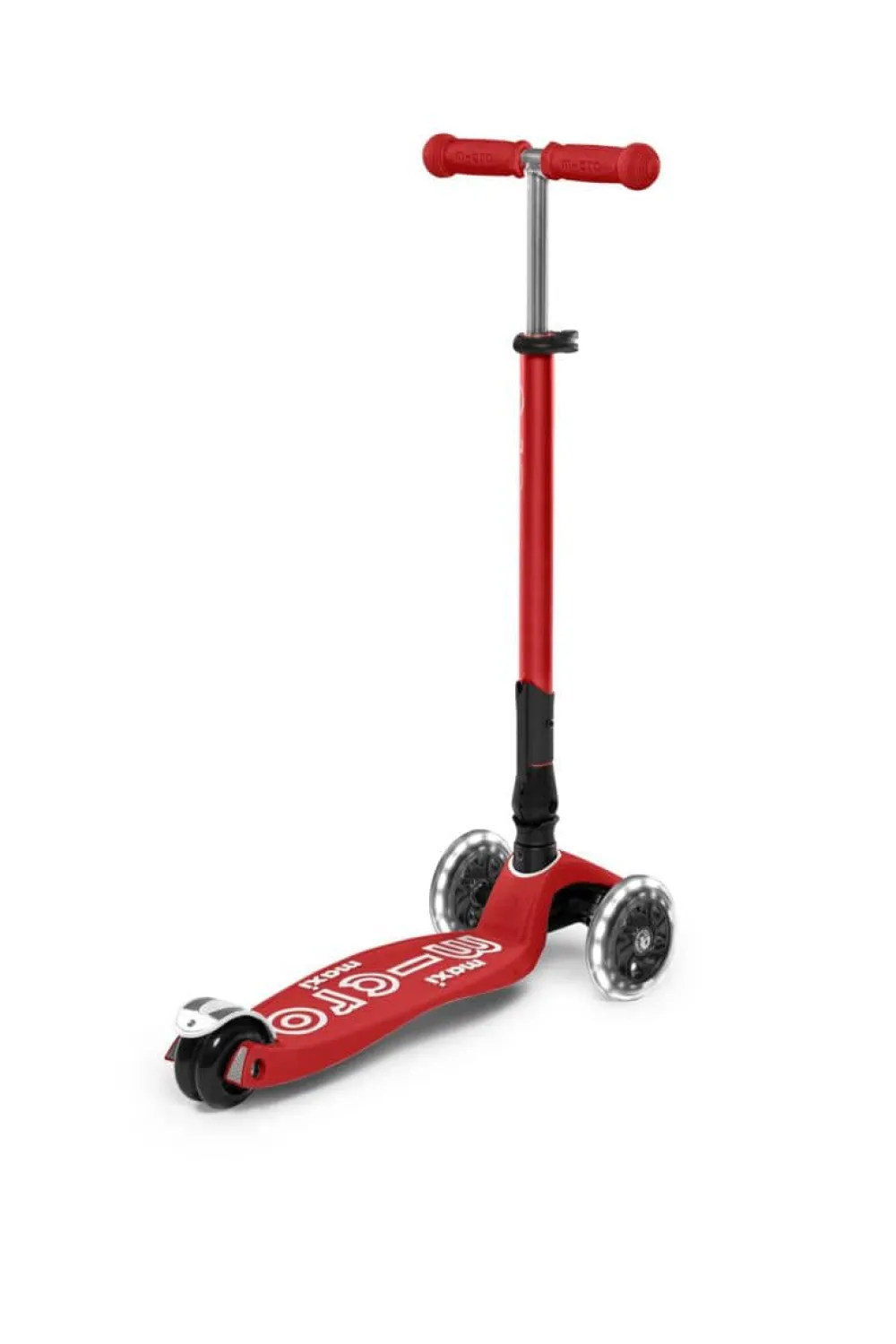 Micro Patinete Maxi Deluxe Plegable LED · Rojo*Niños Patinetes De 3 Ruedas Infantiles|Patinetes Infantiles