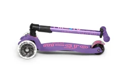 Micro Patinete Maxi Deluxe Plegable Led · Lila*Niños Patinetes De 3 Ruedas Infantiles|Patinetes Infantiles