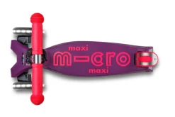 Micro Patinete Maxi Deluxe Plegable Neón LED · Lila/Rosa*Niños Patinetes De 3 Ruedas Infantiles|Patinetes Infantiles