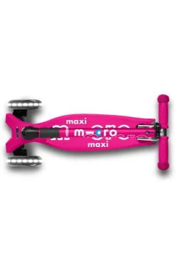 Micro Patinete Maxi Deluxe Plegable LED · Rosa*Niños Patinetes De 3 Ruedas Infantiles|Patinetes Infantiles