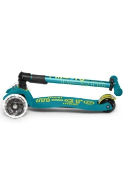 Micro Patinete Maxi Deluxe Plegable LED · Turquesa*Niños Patinetes De 3 Ruedas Infantiles|Patinetes Infantiles