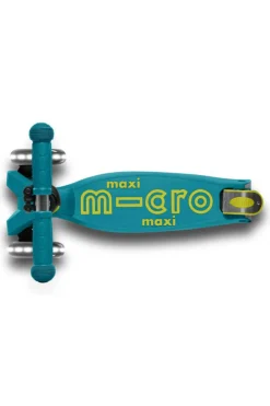 Micro Patinete Maxi Deluxe Plegable LED · Turquesa*Niños Patinetes De 3 Ruedas Infantiles|Patinetes Infantiles