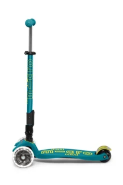 Micro Patinete Maxi Deluxe Plegable LED · Turquesa*Niños Patinetes De 3 Ruedas Infantiles|Patinetes Infantiles