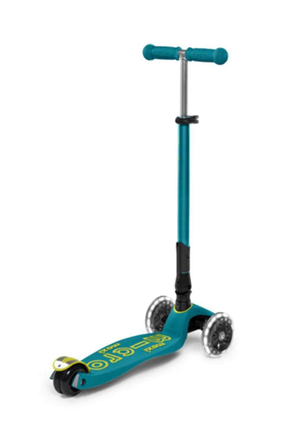 Micro Patinete Maxi Deluxe Plegable LED · Turquesa*Niños Patinetes De 3 Ruedas Infantiles|Patinetes Infantiles