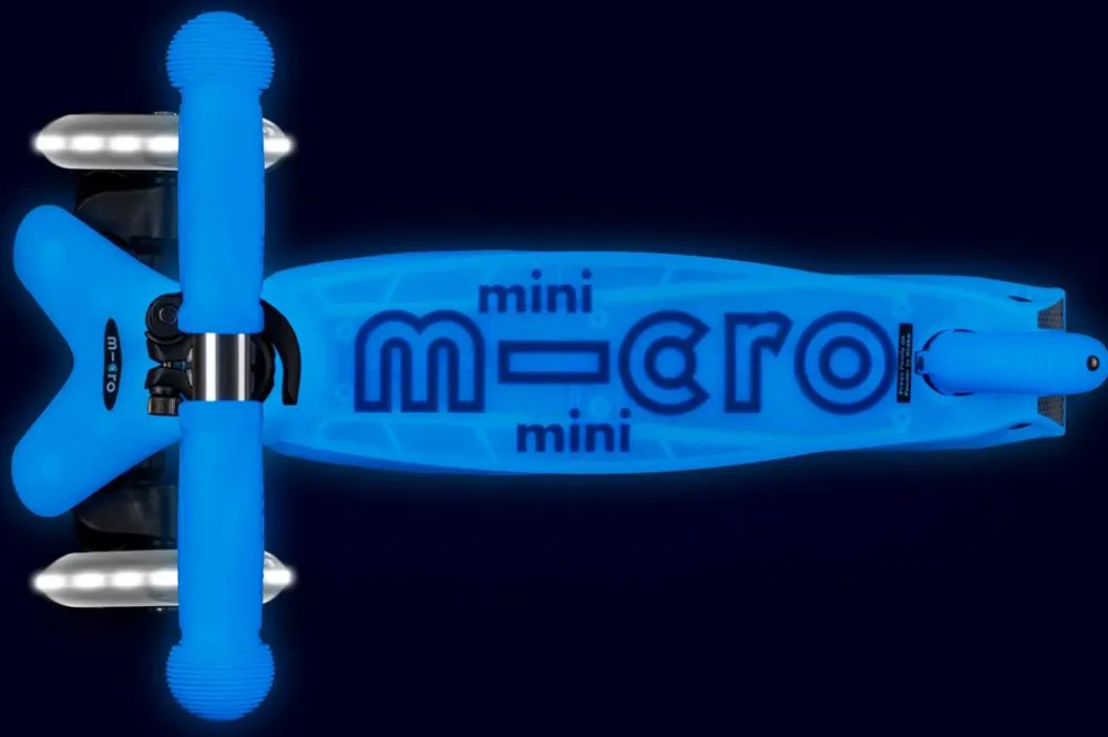 Micro Patinete Mini Deluxe Glow LED · Azul*Niños Patinetes De 3 Ruedas Infantiles|Patinetes Infantiles
