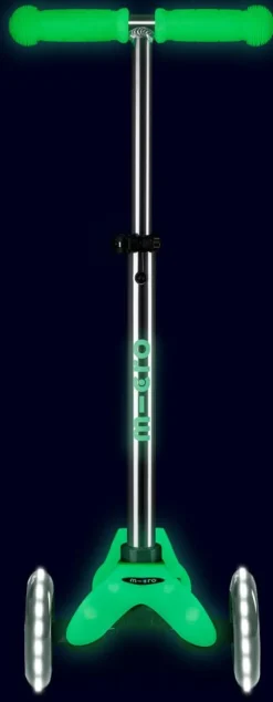 Micro Patinete Mini Deluxe Glow LED · Verde Lima*Niños Patinetes De 3 Ruedas Infantiles|Patinetes Infantiles