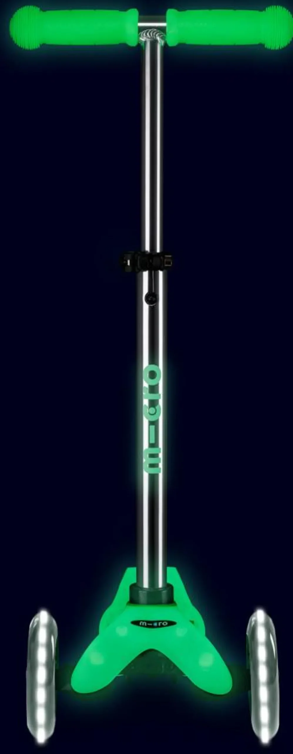 Micro Patinete Mini Deluxe Glow LED · Verde Lima*Niños Patinetes De 3 Ruedas Infantiles|Patinetes Infantiles