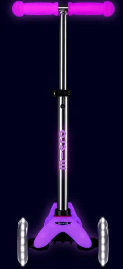 Micro Patinete Mini Deluxe Glow LED · Rosa*Niños Patinetes De 3 Ruedas Infantiles|Patinetes Infantiles