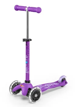 Micro Patinete Mini Deluxe LED · Lila*Niños Patinetes De 3 Ruedas Infantiles|Patinetes Infantiles