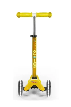 Micro Patinete Mini Deluxe LED · Amarillo*Niños Patinetes De 3 Ruedas Infantiles|Patinetes Infantiles
