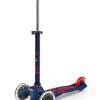 Micro Patinete Mini Deluxe LED · Azul/Rojo*Niños Patinetes De 3 Ruedas Infantiles|Patinetes Infantiles