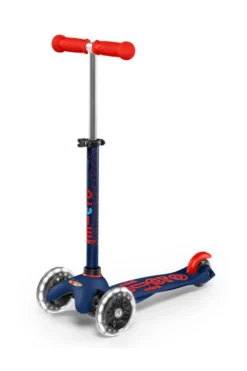 Micro Patinete Mini Deluxe LED · Azul/Rojo*Niños Patinetes De 3 Ruedas Infantiles|Patinetes Infantiles