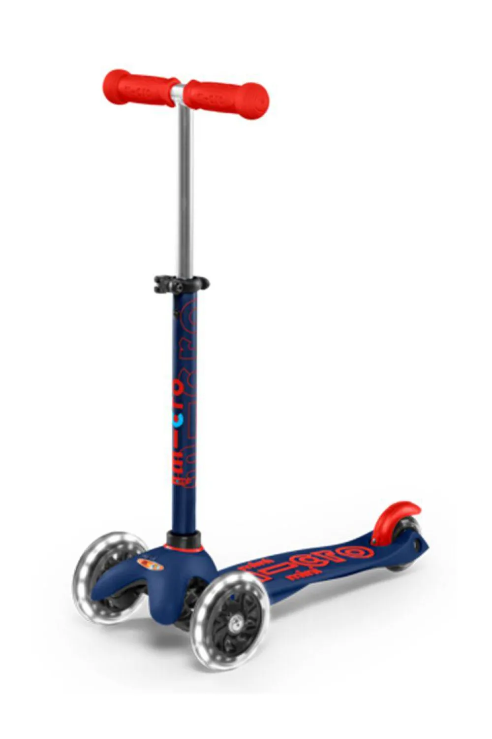 Micro Patinete Mini Deluxe LED · Azul/Rojo*Niños Patinetes De 3 Ruedas Infantiles|Patinetes Infantiles