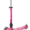 Micro Patinete Mini Deluxe Plegable LED · Rosa*Niños Patinetes De 3 Ruedas Infantiles|Patinetes Infantiles