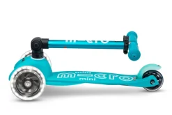Micro Patinete Mini Deluxe Plegable LED · Aqua*Niños Patinetes De 3 Ruedas Infantiles|Patinetes Infantiles