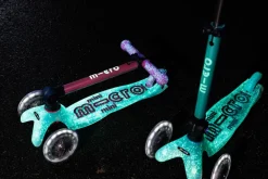 Micro Patinete Mini Deluxe Plegable Orion LED · Azul*Niños Patinetes De 3 Ruedas Infantiles|Patinetes Infantiles