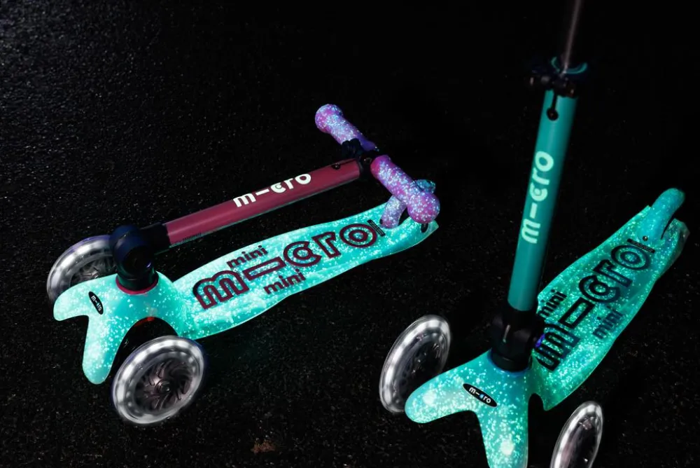 Micro Patinete Mini Deluxe Plegable Orion LED · Azul*Niños Patinetes De 3 Ruedas Infantiles|Patinetes Infantiles