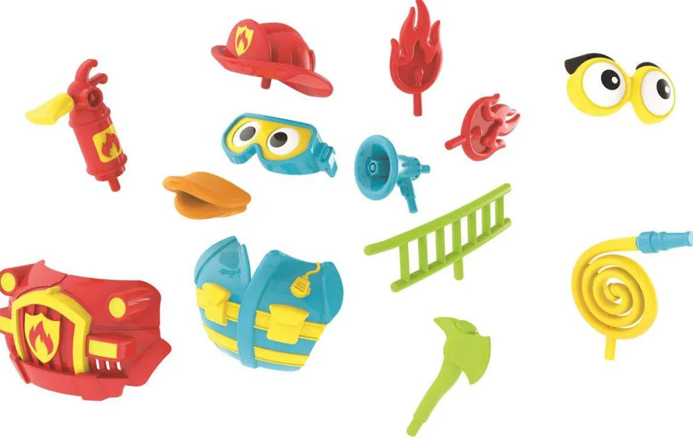Yookidoo Pato Jet Crea un Bombero ·*Niños Juguetes De Baño