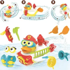 Yookidoo Pato Jet Crea un Bombero ·*Niños Juguetes De Baño