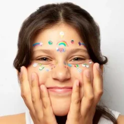 OMY Pegatinas de cara Kawai ·*Niños Disfraces Infantiles