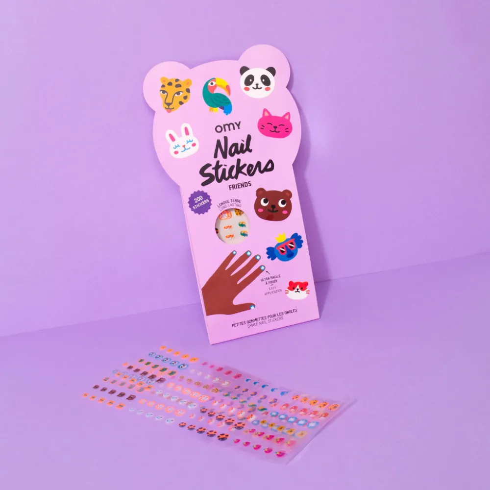 OMY Pegatinas para uñas Friends*Niños Pegatinas Para Uñas|Pintauñas Para Niñas Y Niños