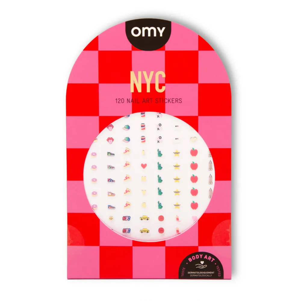 OMY Pegatinas para uñas New York*Niños Pegatinas Para Uñas|Pintauñas Para Niñas Y Niños