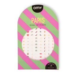 OMY Pegatinas para uñas Paris*Niños Pegatinas Para Uñas|Pintauñas Para Niñas Y Niños