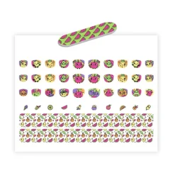 Djeco Pegatinas para uñas Energía ·*Niños Pegatinas Para Uñas|Pintauñas Para Niñas Y Niños