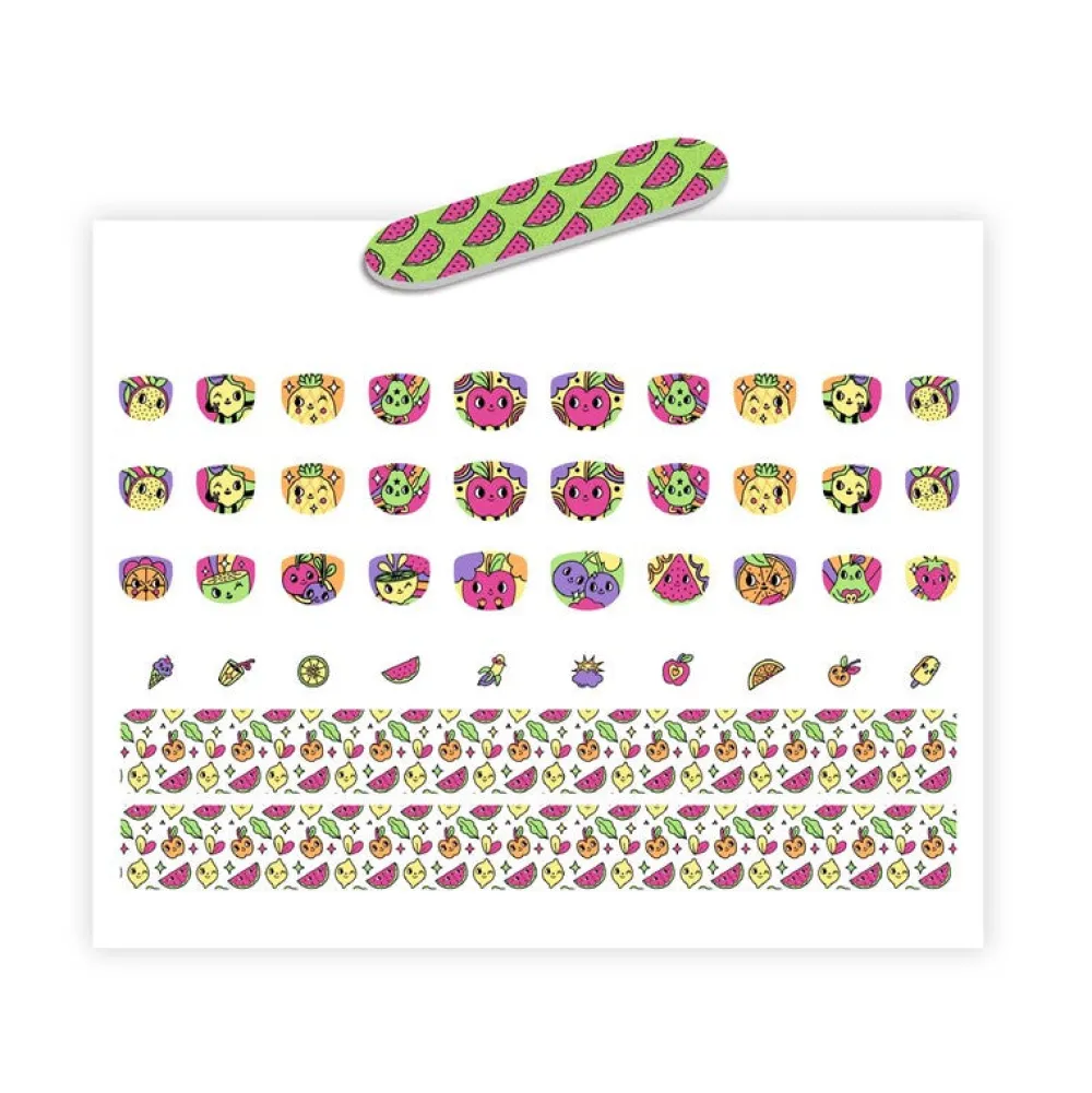 Djeco Pegatinas para uñas Energía ·*Niños Pegatinas Para Uñas|Pintauñas Para Niñas Y Niños