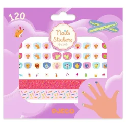 Djeco Pegatinas para uñas Feliz Cumpleaños ·*Niños Pegatinas Para Uñas|Pintauñas Para Niñas Y Niños