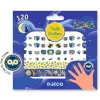Djeco Pegatinas para uñas Reflejos de luna ·*Niños Pegatinas Para Uñas|Pintauñas Para Niñas Y Niños