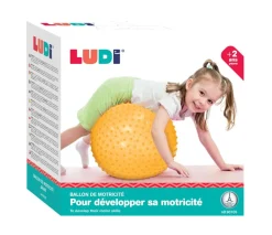 Ludi Pelota motricidad XXL amarilla ·*Niños Muñecos Saltarines