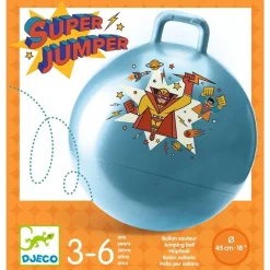 Djeco Pelota saltarina Super Jumper·*Niños Muñecos Saltarines