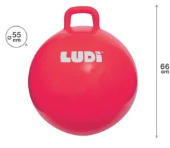Ludi Pelota saltarina XXL roja ·*Niños Muñecos Saltarines
