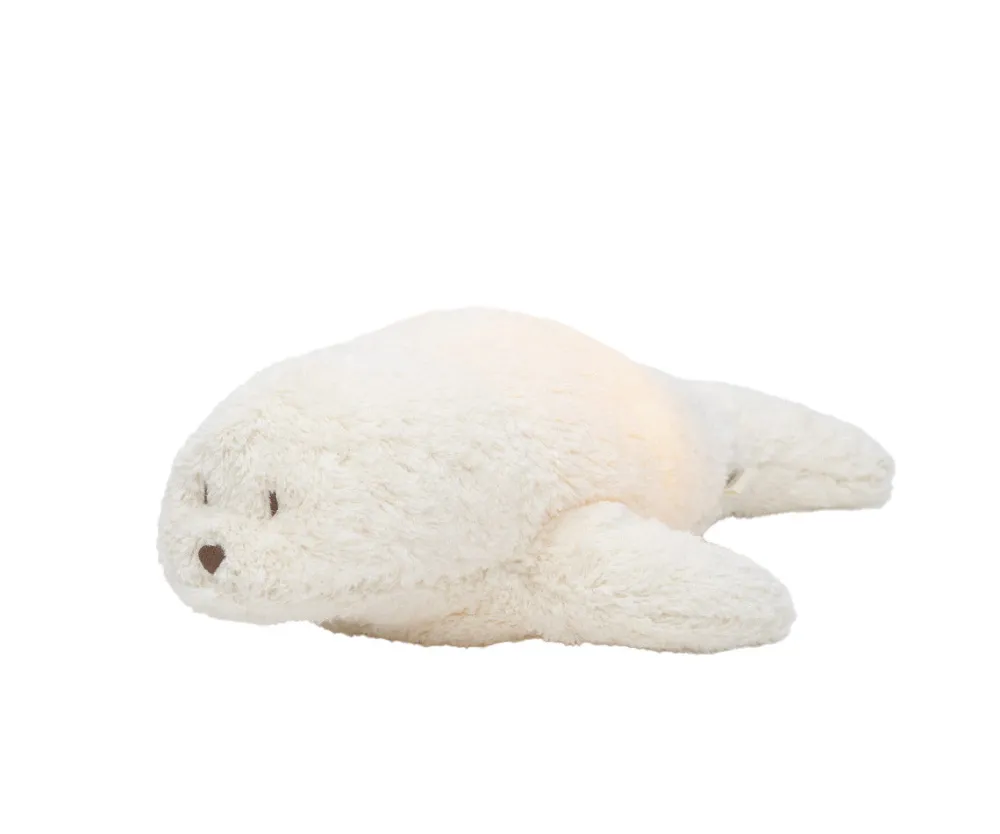 Moonie Peluche Luz - Sonido Seal Orgánico 2.0 Polar*Niños Muñecos Blanditos|Peluches