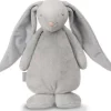 Moonie Peluche Luz-Sonido Conejo Gris*Niños Muñecos Blanditos|Peluches