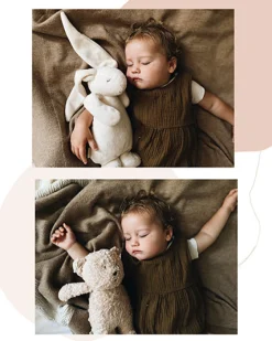 Moonie Peluche Luz-Sonido Oso Orgánico 2.0 Sand Natur*Niños Muñecos Blanditos|Peluches
