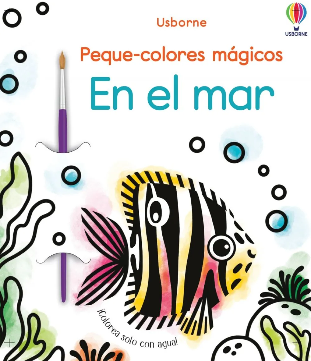 Usborne Peque Colores Mágicos · En el Mar*Niños Libros Para Colorear|Libros Para Colorear