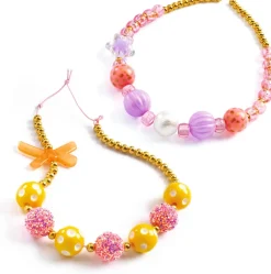 Djeco Perlas doradas ·*Niños Kit De Manualidades|Juguetes Y Juegos Motricidad Fina