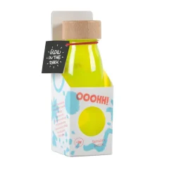Petit Boum · Float Bottle Fluo Yellow*Niños Juguetes Montessori|Juguetes Antiestrés