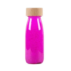 Petit Boum · Float Bottle Fluo Pink*Niños Juguetes Montessori|Juguetes Antiestrés