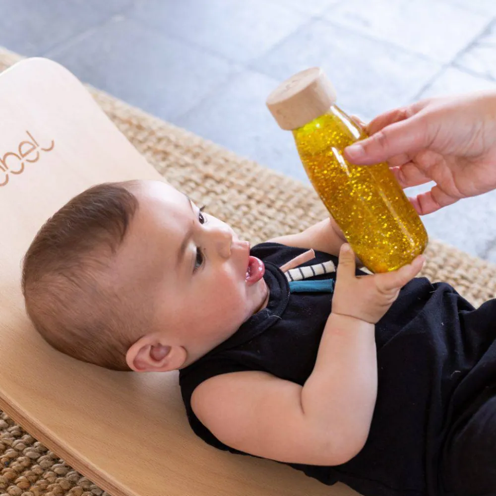 Petit Boum · Float Bottle Green*Niños Juguetes Montessori|Juguetes Antiestrés