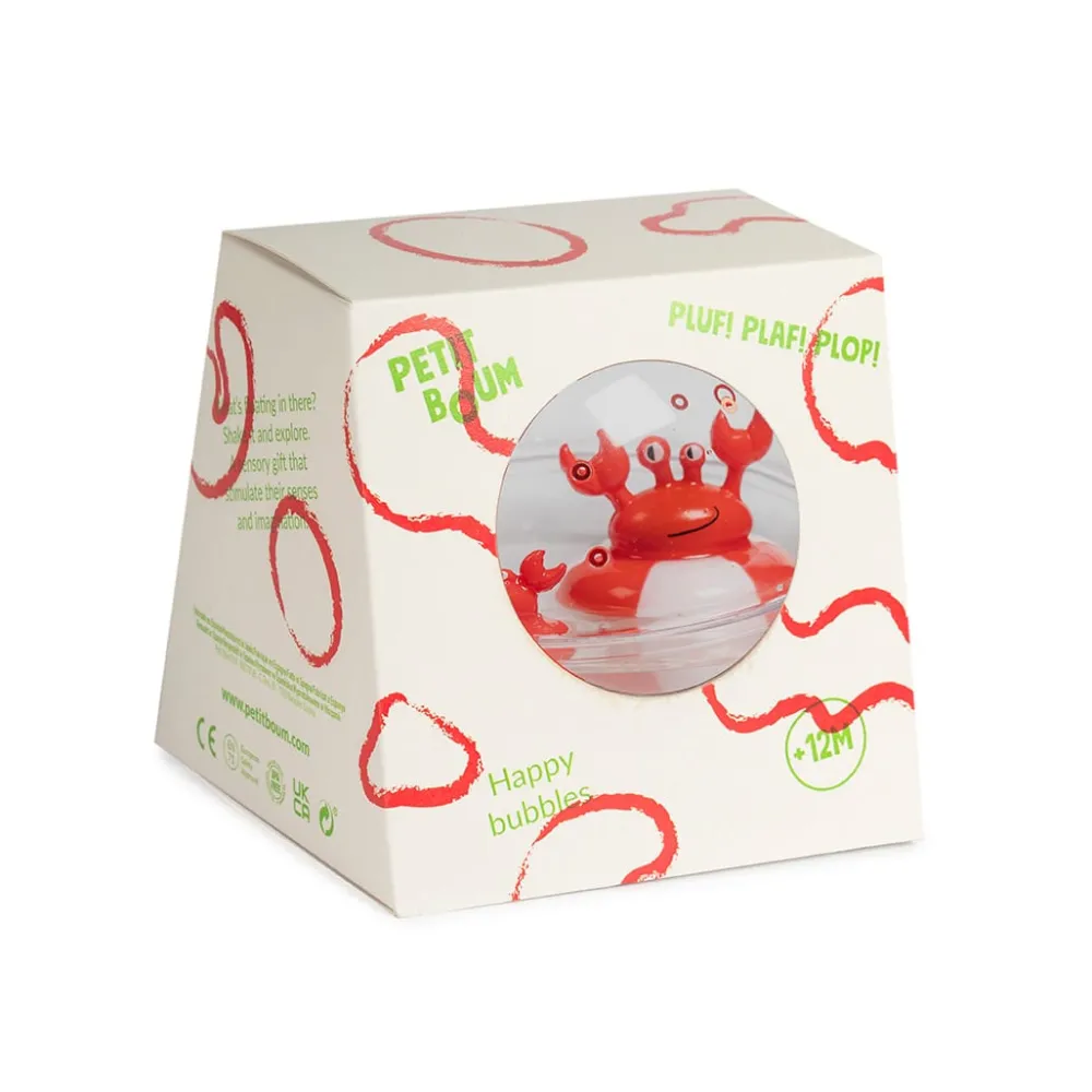 Petit Boum · Happy Bubbles Crabs*Niños Juguetes Antiestrés|Botellas Sensoriales