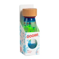 Petit Boum · Move Spiral Bottle Blue*Niños Juguetes Montessori|Juguetes Antiestrés