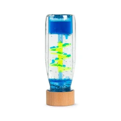 Petit Boum · Move Spiral Bottle Blue*Niños Juguetes Montessori|Juguetes Antiestrés